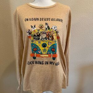 Eagles Graphic Long Sleeve Shirt Size XXL